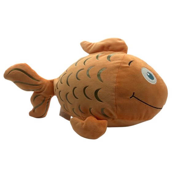 Kohls Cares The Fish with the Deep Sea Smile Stuffed Animal Toy 12" Orange Book - Picture 3 of 8